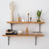 复古墙架 OA5M轴年Rolling time 层板托架墙壁隔板架一字隔板三角