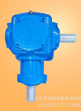 D螺旋锥齿轮减机高精密90度伞系齿轮速直角换向箱T列T7-1:1-1十字