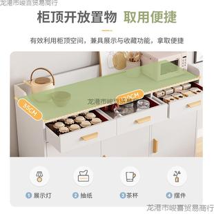 茶间水柜厅餐餐边柜子家用包备靠墙储物柜厨房收纳橱柜置物GG饭客
