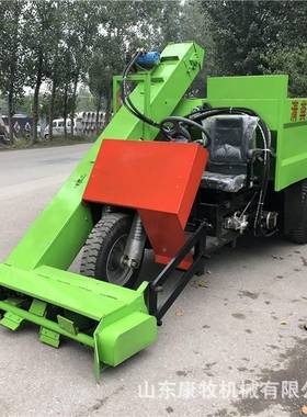 清理牛粪鸡粪用ELY清粪车3方四立轮刮车柴粪油自式吸清粪机