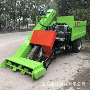 清理牛粪鸡粪用ELY清粪车3方四立轮刮车柴粪油自式吸清粪机