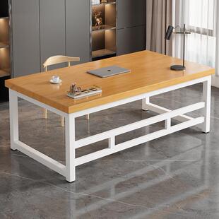 写字桌字书书电脑桌台854式双人书卧室公桌学办生桌简约长桌实木