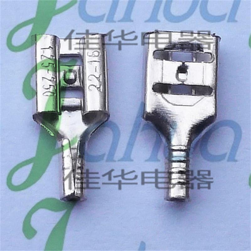 FDN5.-2FDN5.5-250母插簧端头冷插压接线端子56.3簧