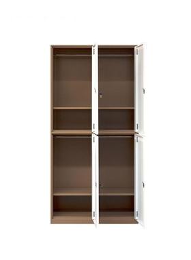 HC0214拆装咖白寓彩色钢制更柜工宿舍学生员衣储物公洗浴4门柜子