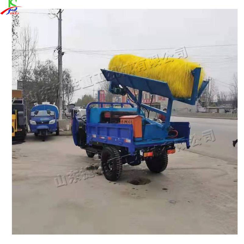 公路双侧护栏清洗机 工地彩钢板围挡冲洗机 城市步行街清洁设备