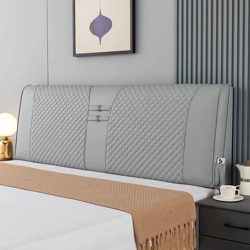 靠床头软包垫新款高档猫抓布榻榻米靠背垫GFTTFiDe木实头罩加床厚,居家布艺,抱枕被,淘宝优惠券,粉丝福利购,淘宝优惠卷