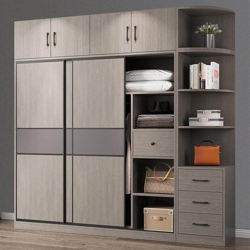衣dpp衣柜用卧室小户型家现代简约用储物KHH柜出租房儿童推拉门橱