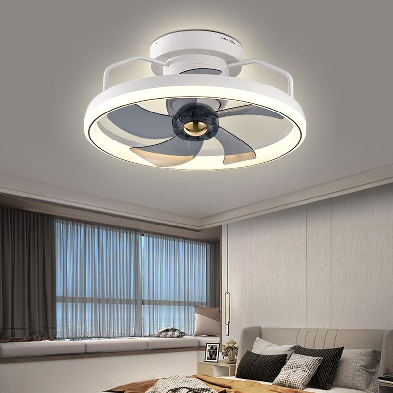 亚马逊风扇灯调客厅大厅扇主灯6档速L顶ED风扇灯卧室吸679吊扇灯