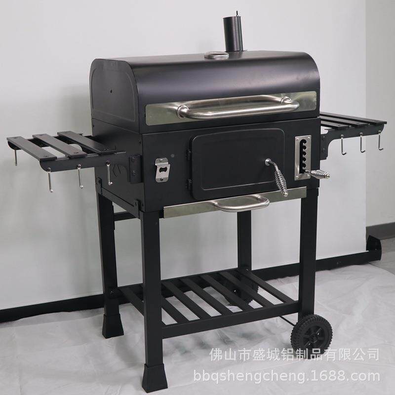 别庭院烧烤炉家炭用墅木SCB-28烧烤架花园民宿Q美式烧烤BB户外烧