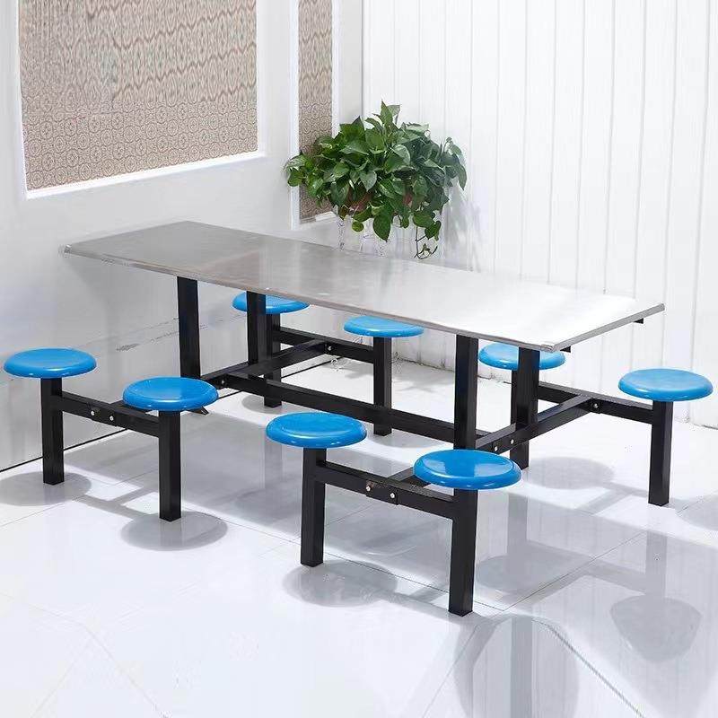 校学生食堂餐桌椅MZY组钢4合人学8人位不锈员工连体快餐桌椅饭堂,商业/办公家具,食堂餐桌椅,淘宝优惠券,粉丝福利购,淘宝优惠卷