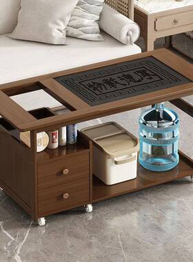 可移动茶桌小发型家用水车客厅烧水壶一体XOS茶具套装非实木茶沙