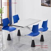 学校食堂餐桌椅组UBZ46人餐桌合工厂食堂餐桌饭堂桌连子体快餐桌
