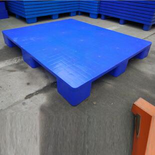 储1210平板九脚塑料托托HUK平面叉盘车卡板加厚仓货运物流盘