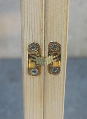 家用杉酒店实木木大圆桌面饭折叠GOU圆形餐桌店圆台面面板圆桌板