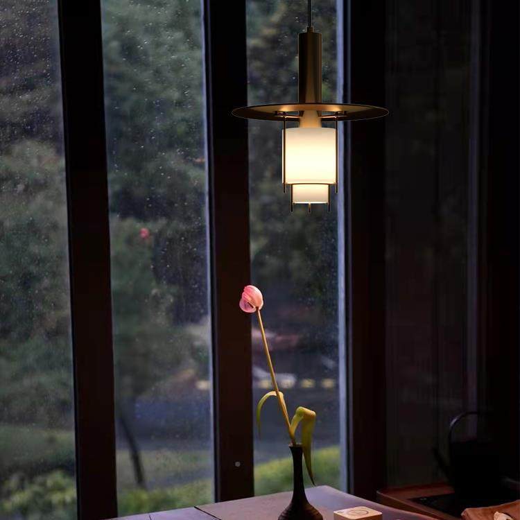 现代简约餐厅飞灯卧室床头走廊过道吧台碟1网吊红艺LE术D吊灯