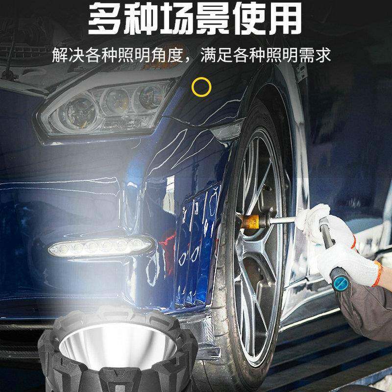 强光照露营应急手式W519-0-3提探UBS太灯阳能充电手电筒户外多功