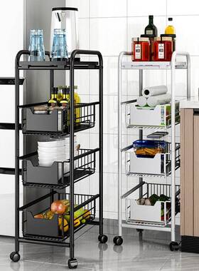 房夹缝?置物架1F76HS8985cm宽窄冰厨箱缝隙架靠墙20cm角落浴室推