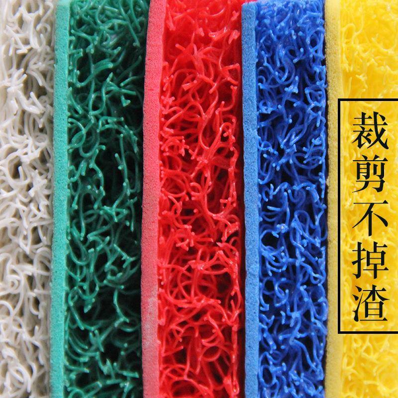 地027毯丝卷圈材p脚vc塑料3A8A8拉丝汽车垫防水防滑水疏户外地垫
