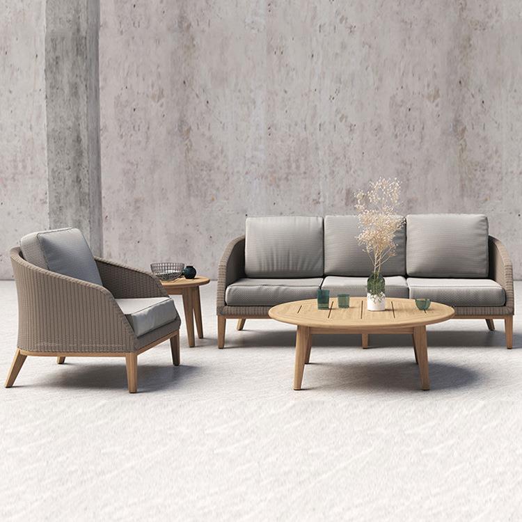 户外藤别编柚组木发庭院花园墅酒店阳台露427天沙民宿防水休闲室