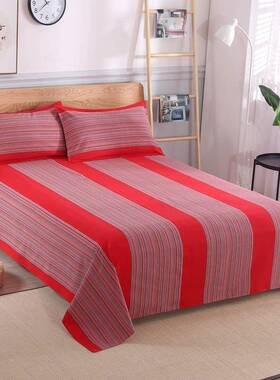 传统典！很实惠！老F5M6HT99布床棉加厚加密老经式条单纹10粗0棉