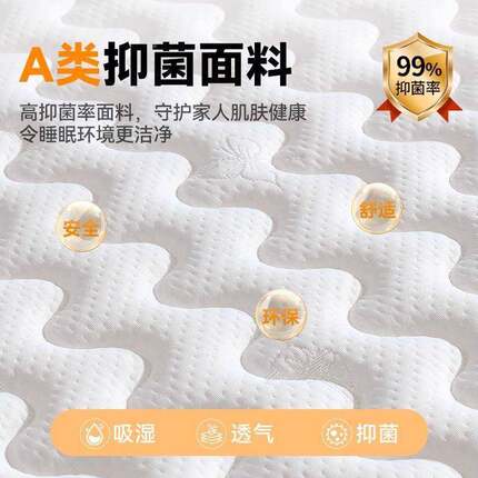 硬天然棕床垫棕椰垫1.8m1.米黄麻棕榈乳胶儿童席RTB梦思可折5叠盯