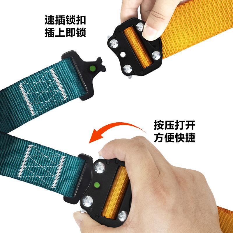 多功能【空作业安全带身双背高五点式双大全钩保带险带速插安全双