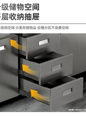 30体RHA4户整体易全不锈白钢厨房橱柜简灶台一储物收纳碗柜家用小