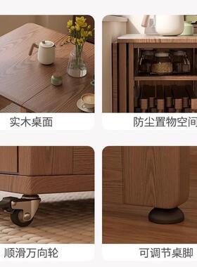 户实折叠餐桌家用小型OTK饭桌长方木形餐可桌椅折叠吃饭桌子折叠