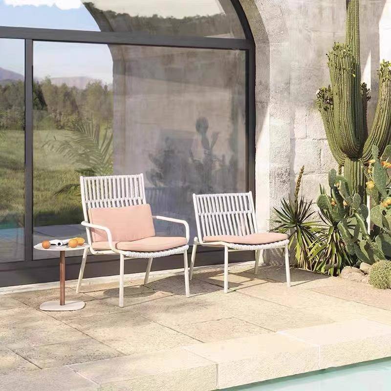 户外花SM-034园天藤椅露台别墅酒店组吧椅合室外休闲防水阳防晒藤