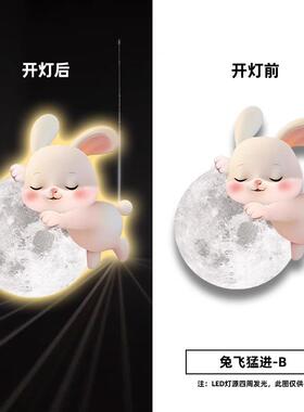 卡JS-0通儿房童饰男画女装孩公主房壁画led发光灯画客厅卧室床头