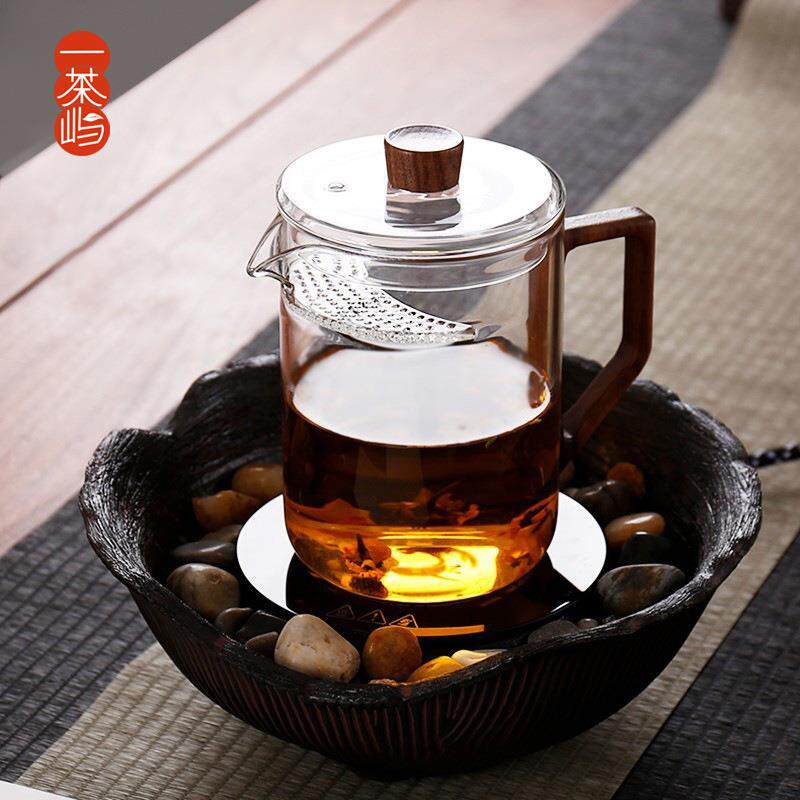 大容量牙玻璃茶壶月沏过滤网茶水分离泡茶器电BK519陶炉茶壶大煮