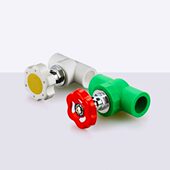 {真黄铜}ppr截止阀加厚水管绿色抗菌球阀水暖dn改水电材料4分2025