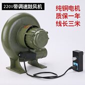 柴火灶专用鼓风机静音可调速柴火炉电动220V强力风大功率助燃家用