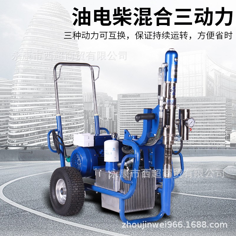 腻子粉多功能高压无气喷涂机防水涂料油漆家装工程全自动喷漆