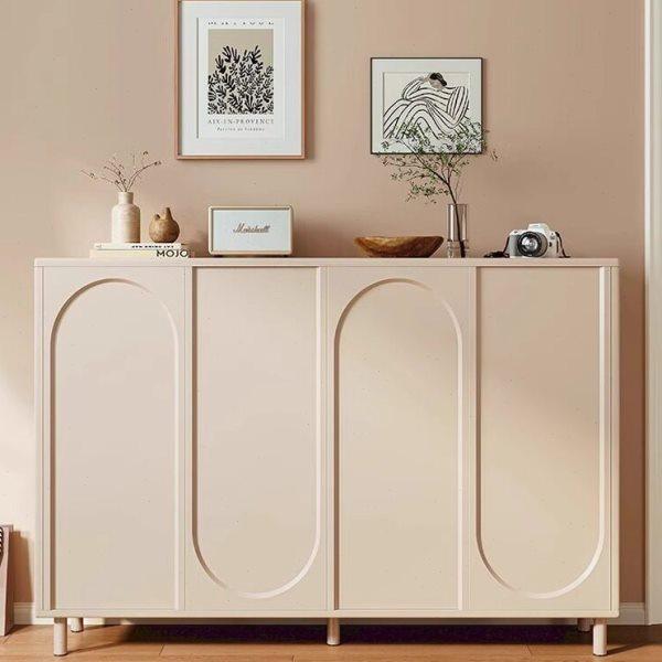 奶油风斗柜卧室置物柜床尾柜客厅靠墙储物柜简约现代收纳柜五斗柜,住宅家具,斗柜,淘宝优惠券,粉丝福利购,淘宝优惠卷