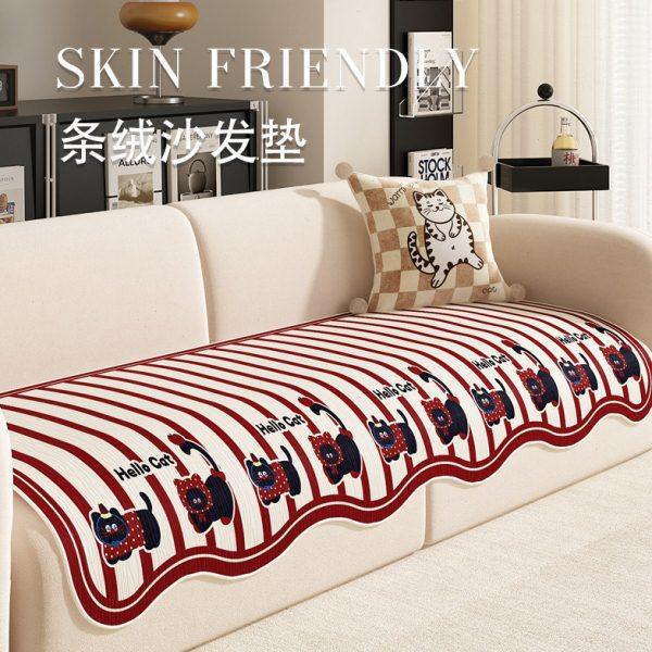 卡通异形沙发垫四季通用防尘坐垫夏季直排一片式防滑不规则多巴胺,居家布艺,沙发垫,淘宝优惠券,粉丝福利购,淘宝优惠卷