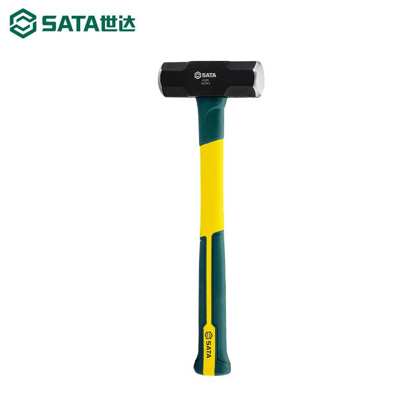 世达五金工具多用 纤维柄八角方头小铁锤多功能锤子锤铺地砖92341