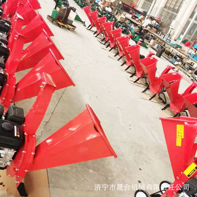 小型电动移动式树枝粉碎机 果园树枝秸秆粉碎机 小区绿化树枝粉碎