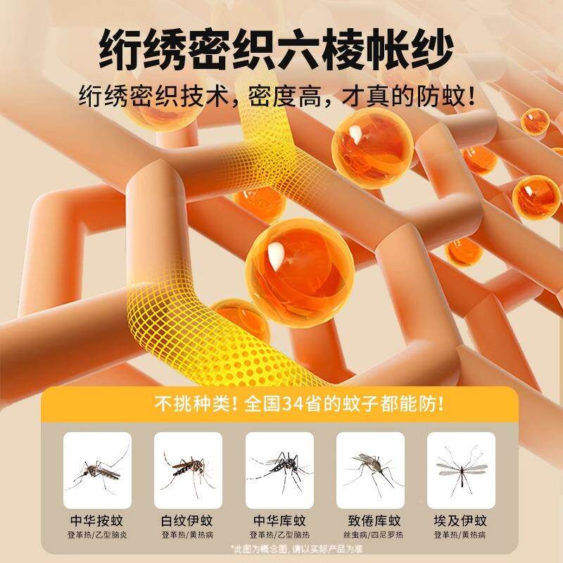 防装摔蚊帐家用2026新款卧免室婴89815033儿童防掉床蒙包安全罩式