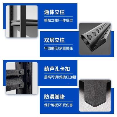 FUM仓储加厚架置家用物多层收纳货架仓库阳台储物架架超市厨房铁