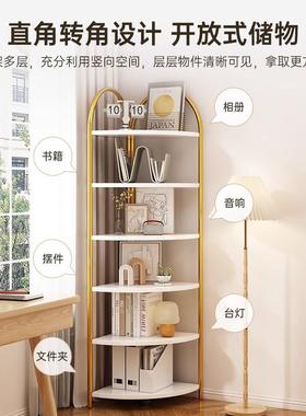 架落地置物架三角形边柜夹缝厅角架靠墙收JG0004书纳转架客卧室墙