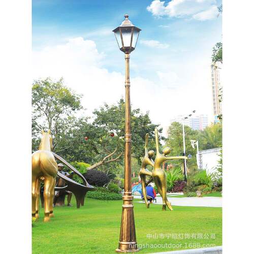 庭院灯户外3米观防高杆NS景灯e公园别墅小区室外超亮ld太水阳能路