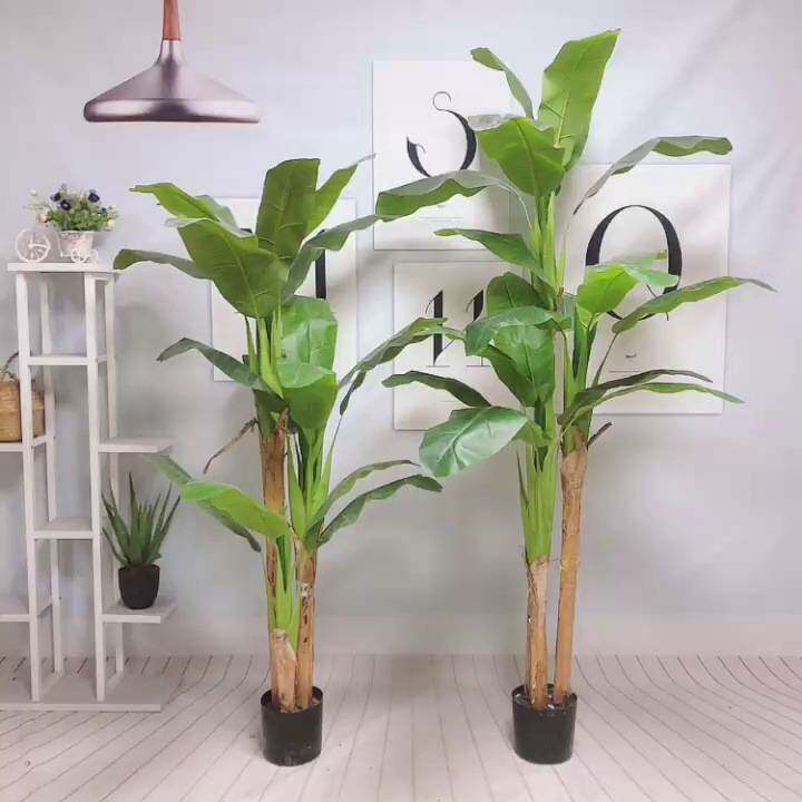 仿真植物芭蕉树室内摆件大型盆栽香蕉树软装造景落地假绿植景观树