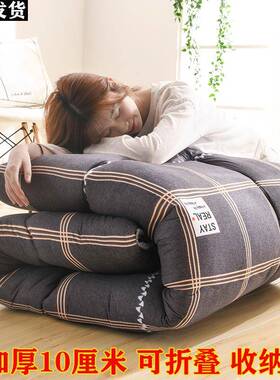 日式榻榻AFY米床垫地垫睡用加厚地软褥子可折叠家打铺垫懒人