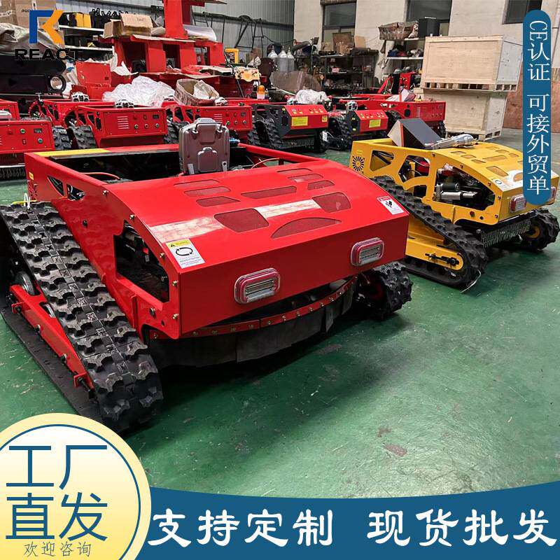 厂家出口新西兰遥控割草机 果园堤坝小区绿化剪草机 汽油草坪机