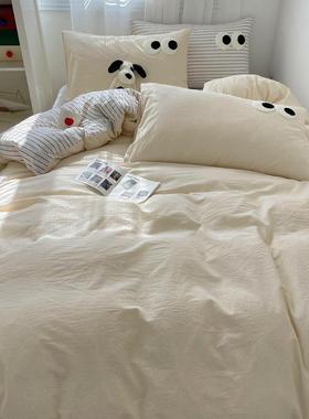 母婴罩级床JFW10085上用品四套床单被被套床笠学生宿舍类单人床件