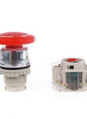 TEND天得大头急停按钮带开关盒 TN2B1-BKR3 触点1闭***