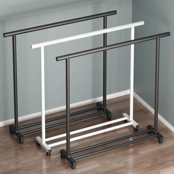 晾衣架落地卧室家用晒衣架折叠室内单杆式挂衣阳台简易晒衣架子