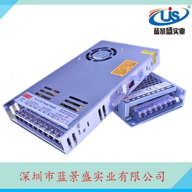 LRS-350W-24V12V5V超薄开关电源 15A30A24V12V360WW直流稳压变压