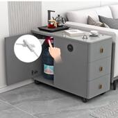 轻沙发边柜侧奢边柜小户型茶可动家用几移简约现RFC代岩板客厅小